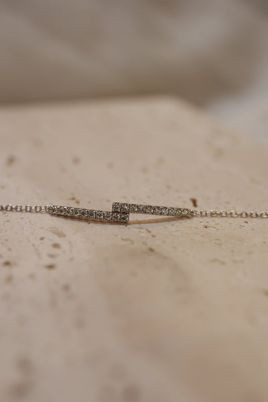 Alley 18KY Diamond Bracelet