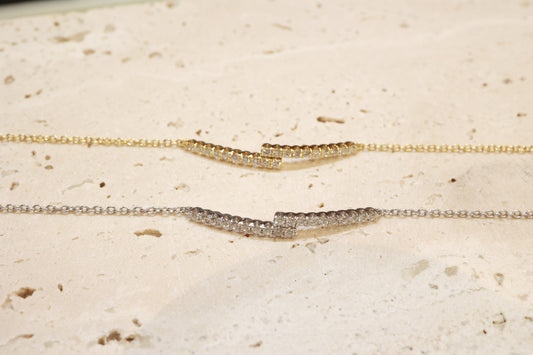 Alley 18KY Diamond Bracelet