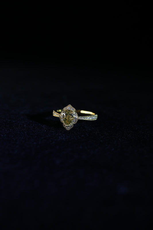 The Enchanted Floral 18KY Ring