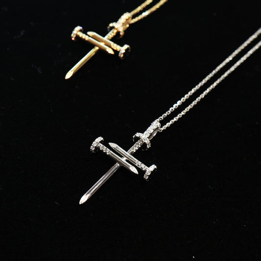 King of Glory 18KY Diamond Necklace