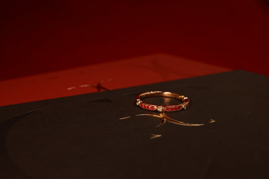 Crimson 18KR Ruby Diamond Ring