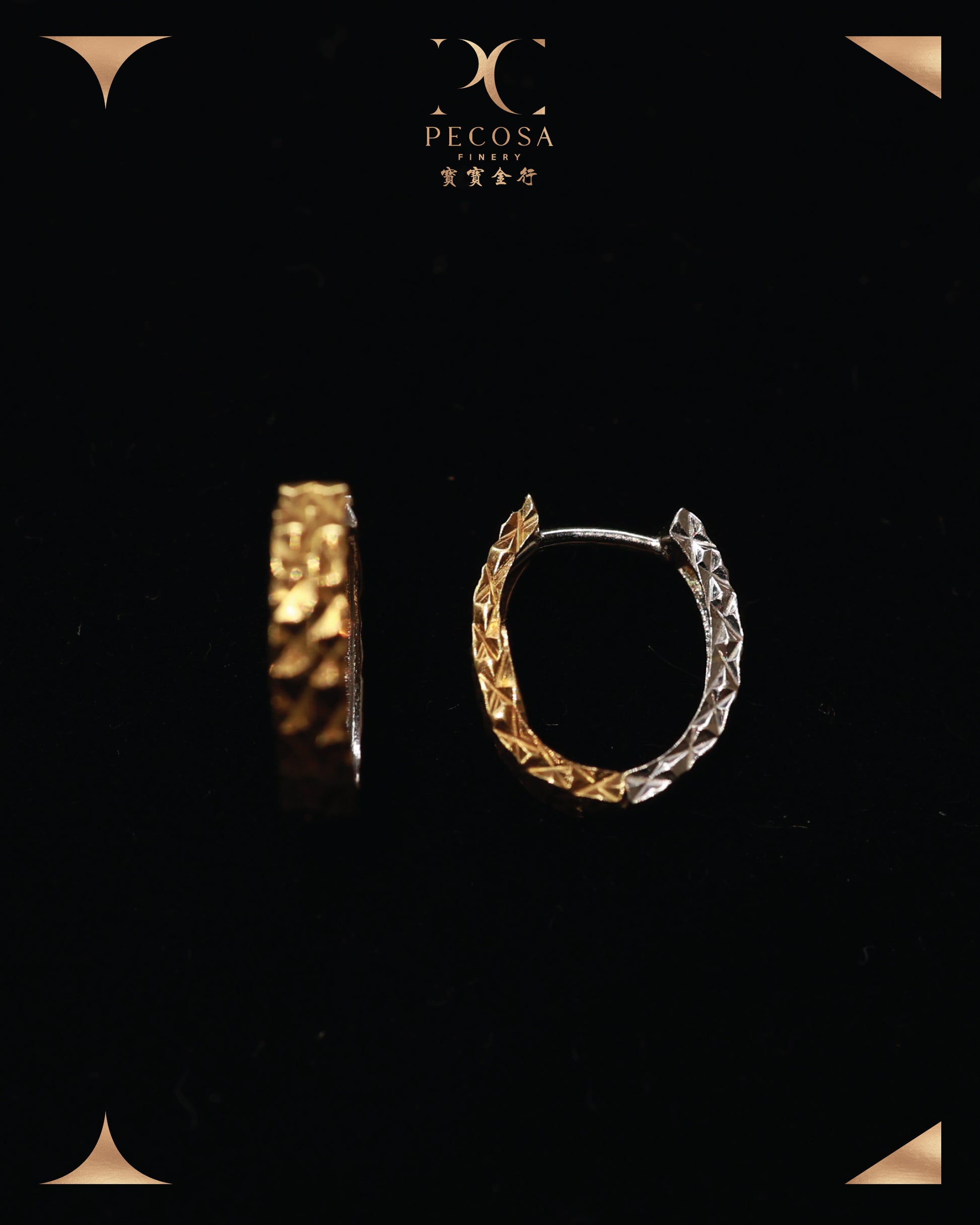Soulsoul 18KWY Hoop Earrings
