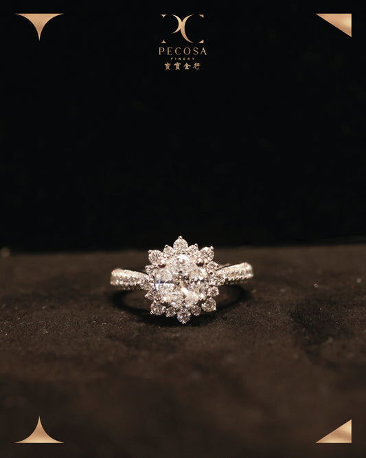Yang 18KW Diamond Ring