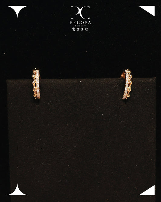 Chichi 18KY Diamond Earrings