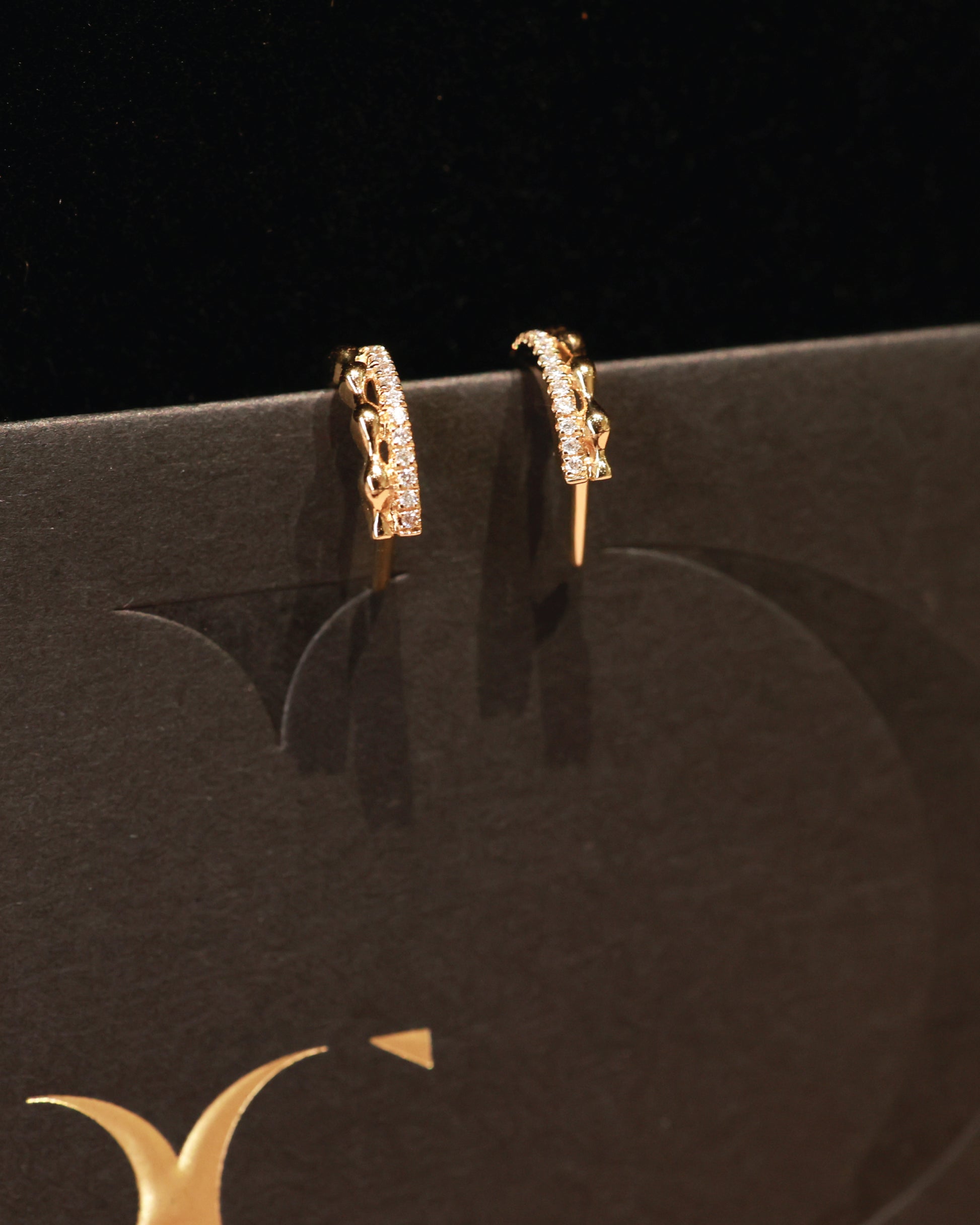 Chichi 18KY Diamond Earrings