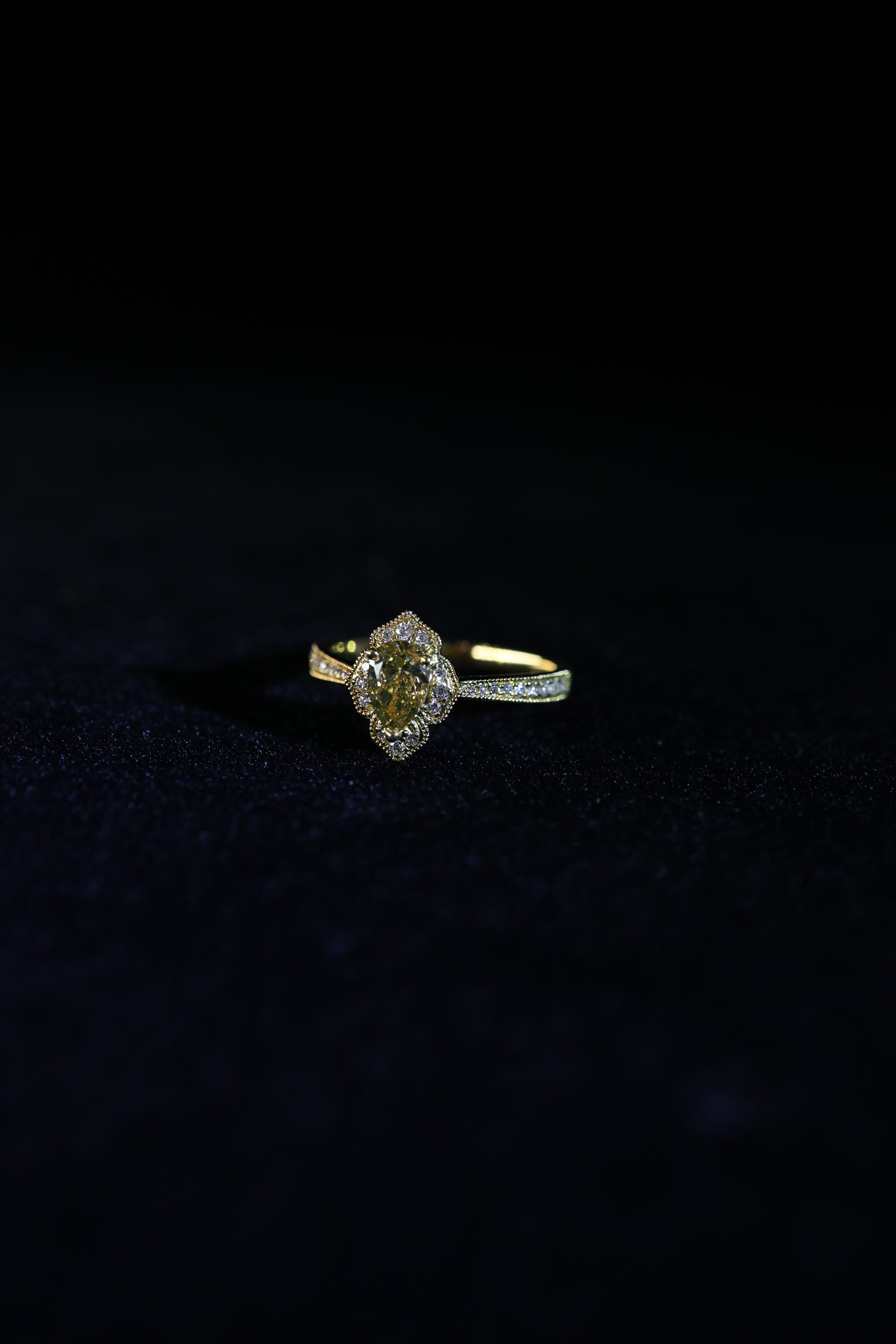 The Enchanted Floral 18KY Ring