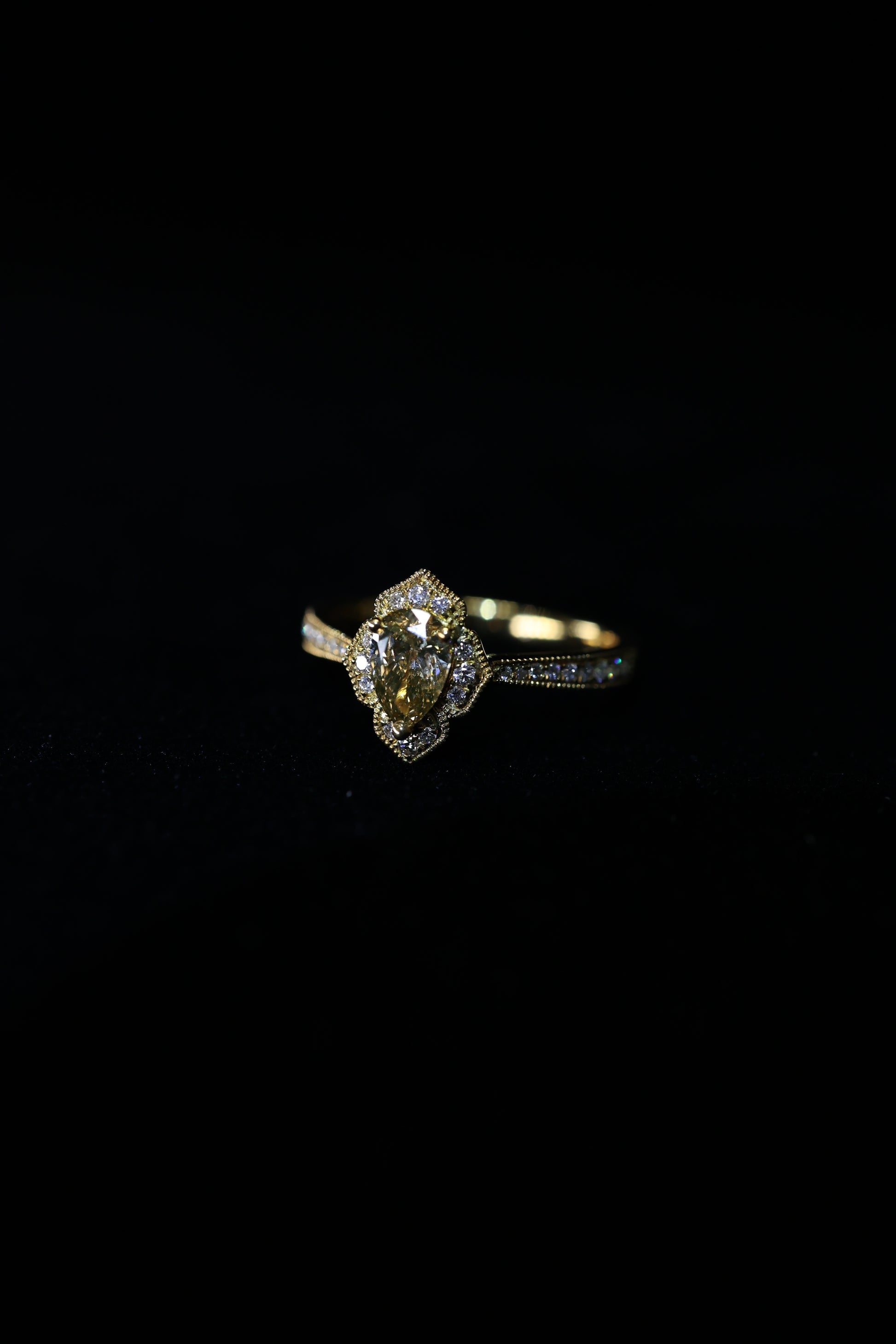 The Enchanted Floral 18KY Ring