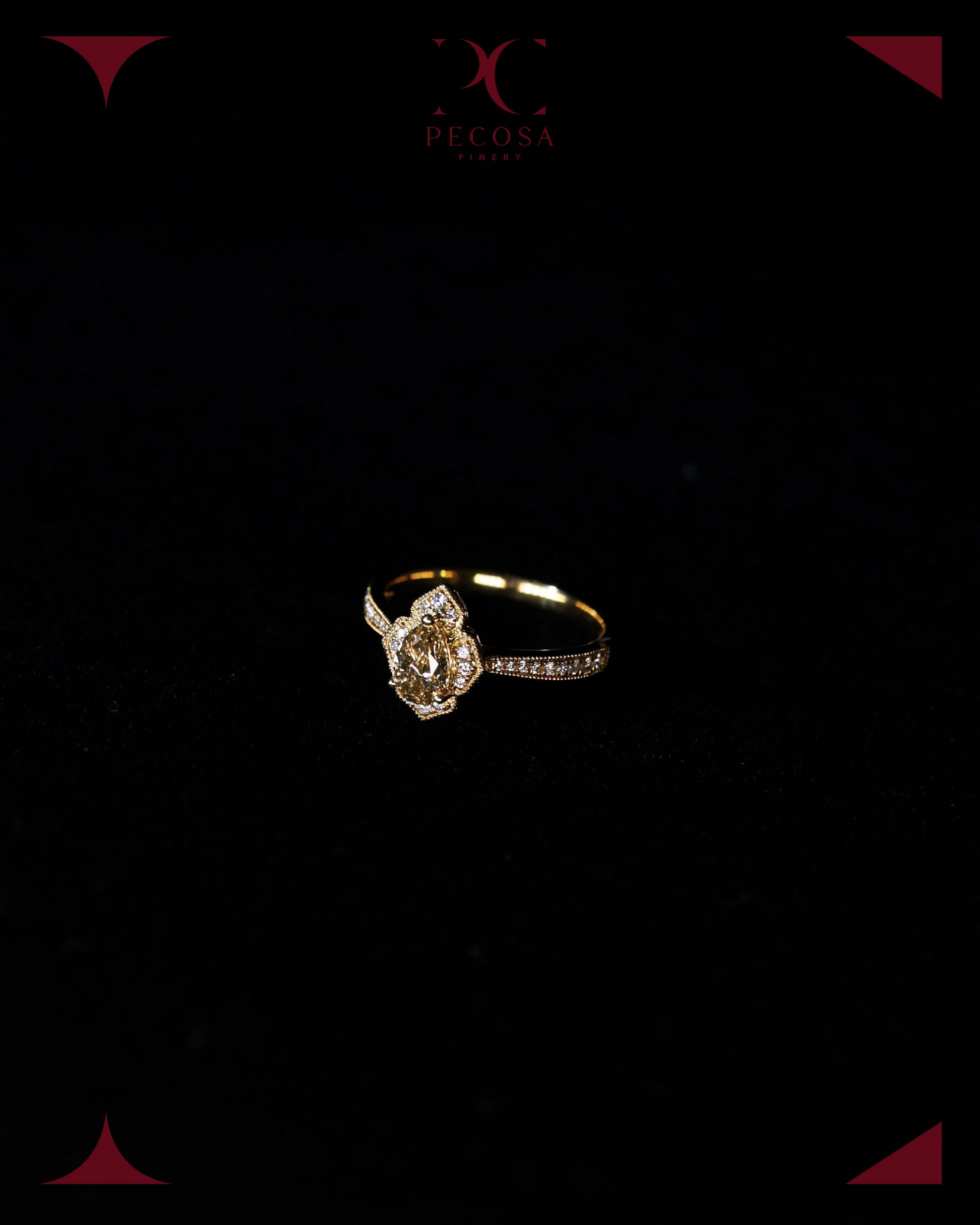 The Enchanted Floral 18KY Ring