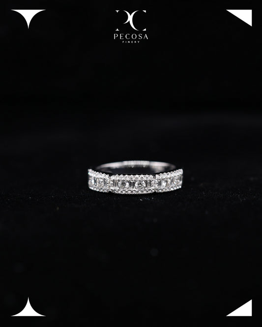 Diamond Duet 18KW Ring