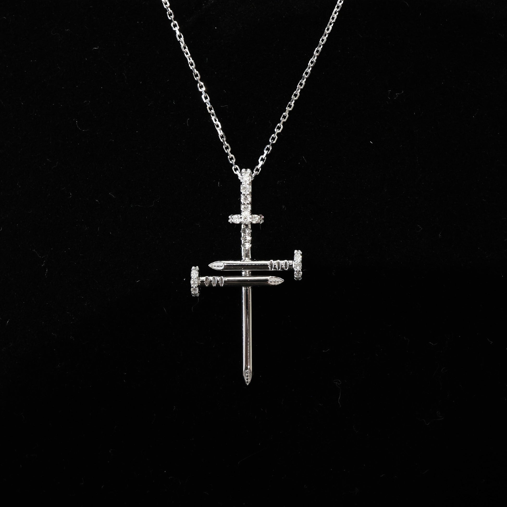 King of Glory 18KY Diamond Necklace