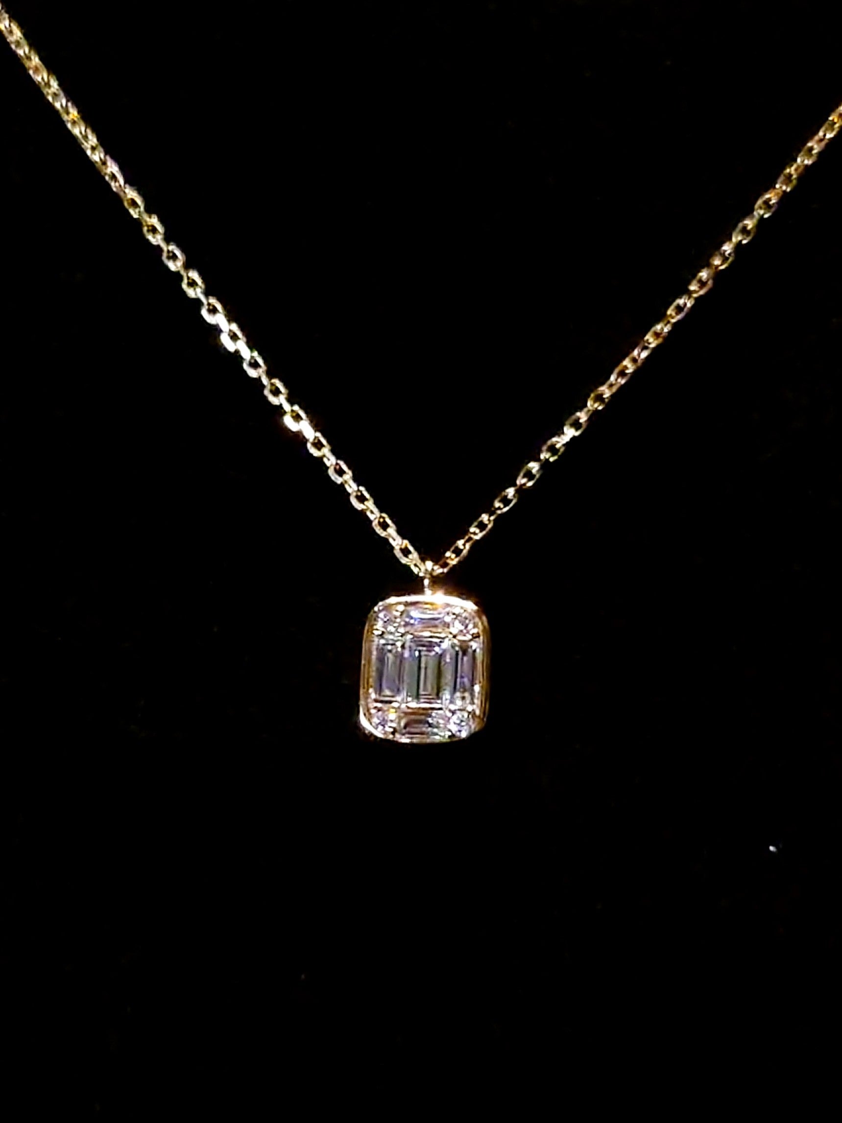 Brilliance 18KY Diamond Necklace