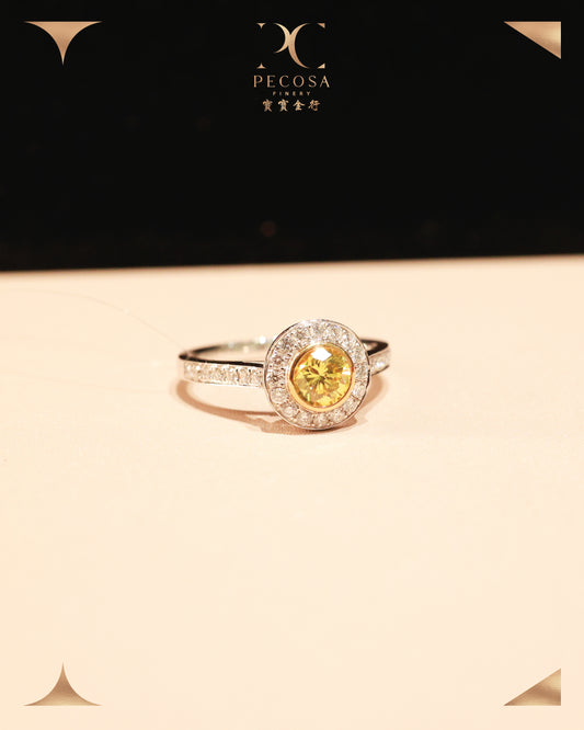 Solar 18KW Diamond Ring