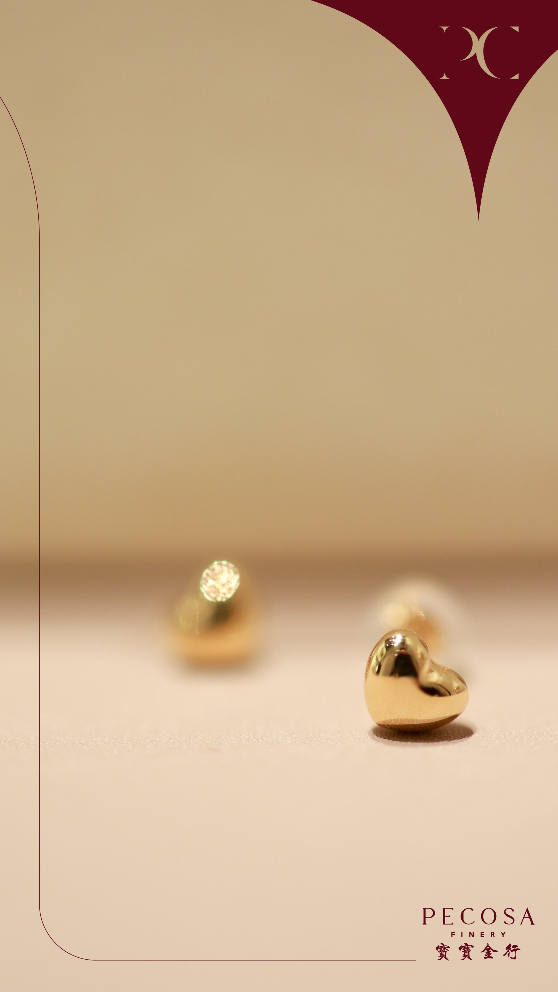 Two souls 18KY Earrings
