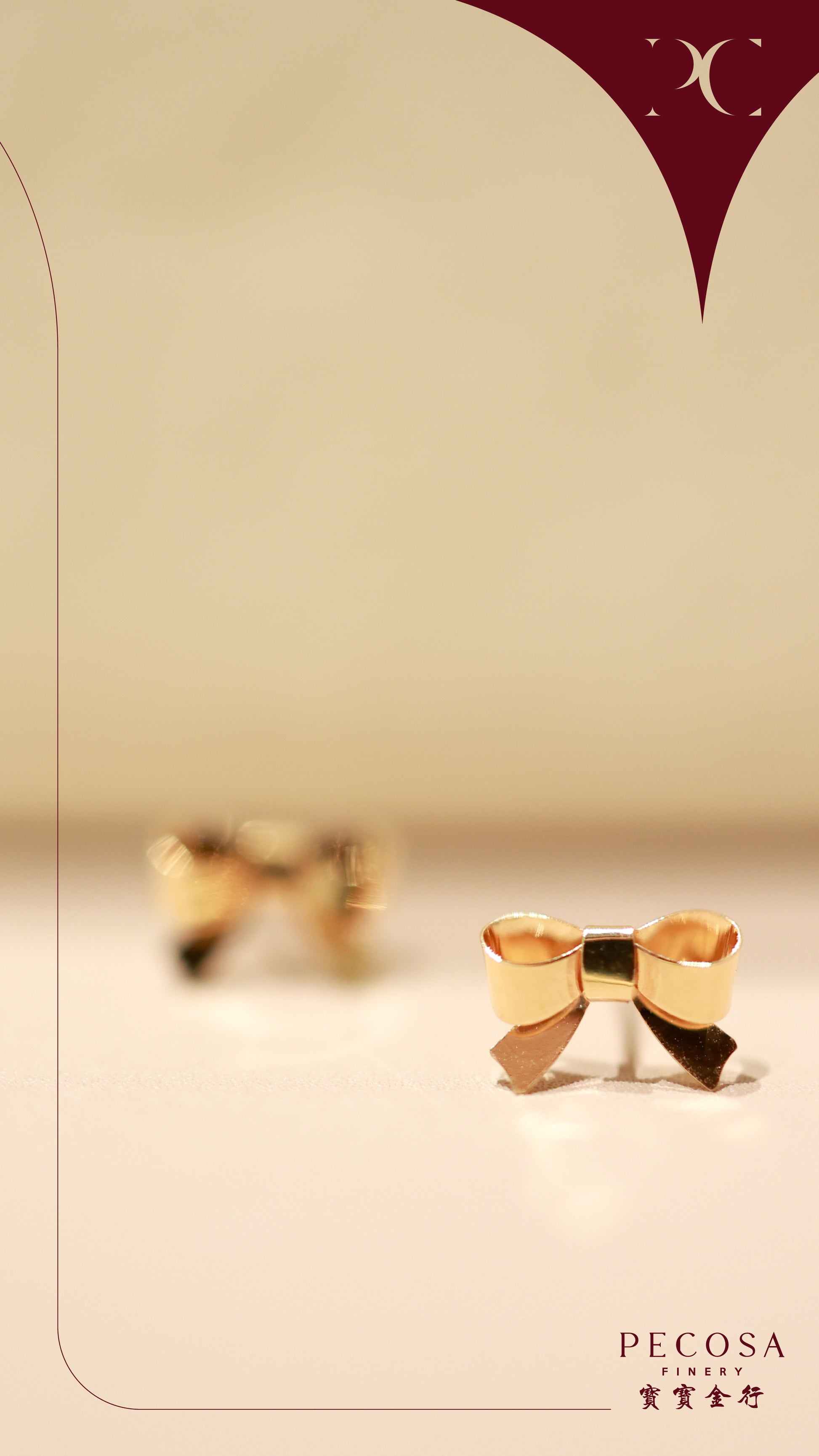 Bowie 18KY earrings