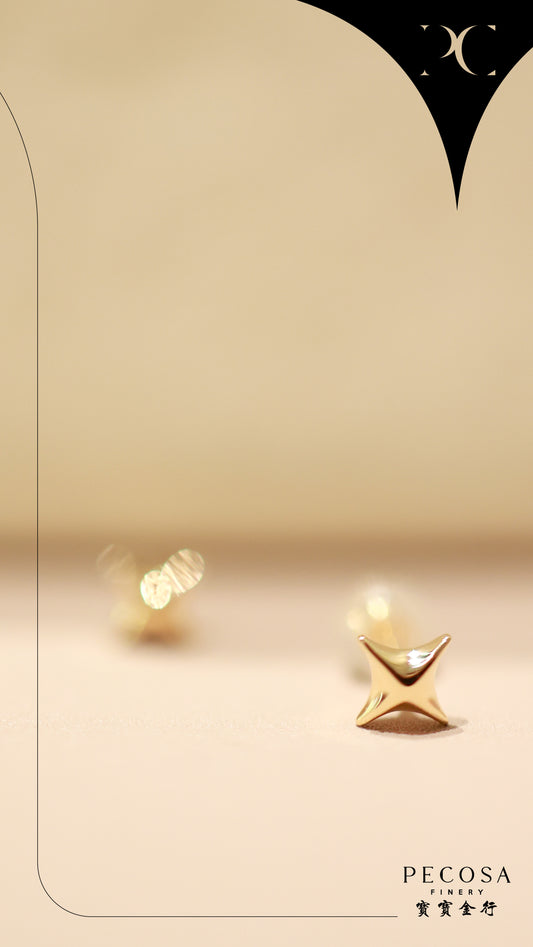 Sparky 18KY earrings