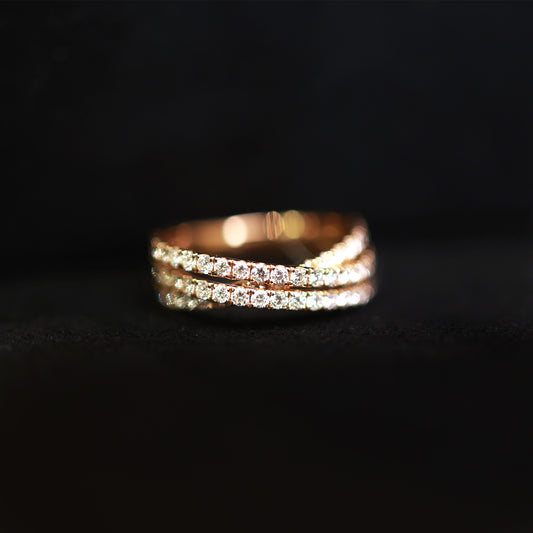 L’Orbite 18KR Diamond Ring