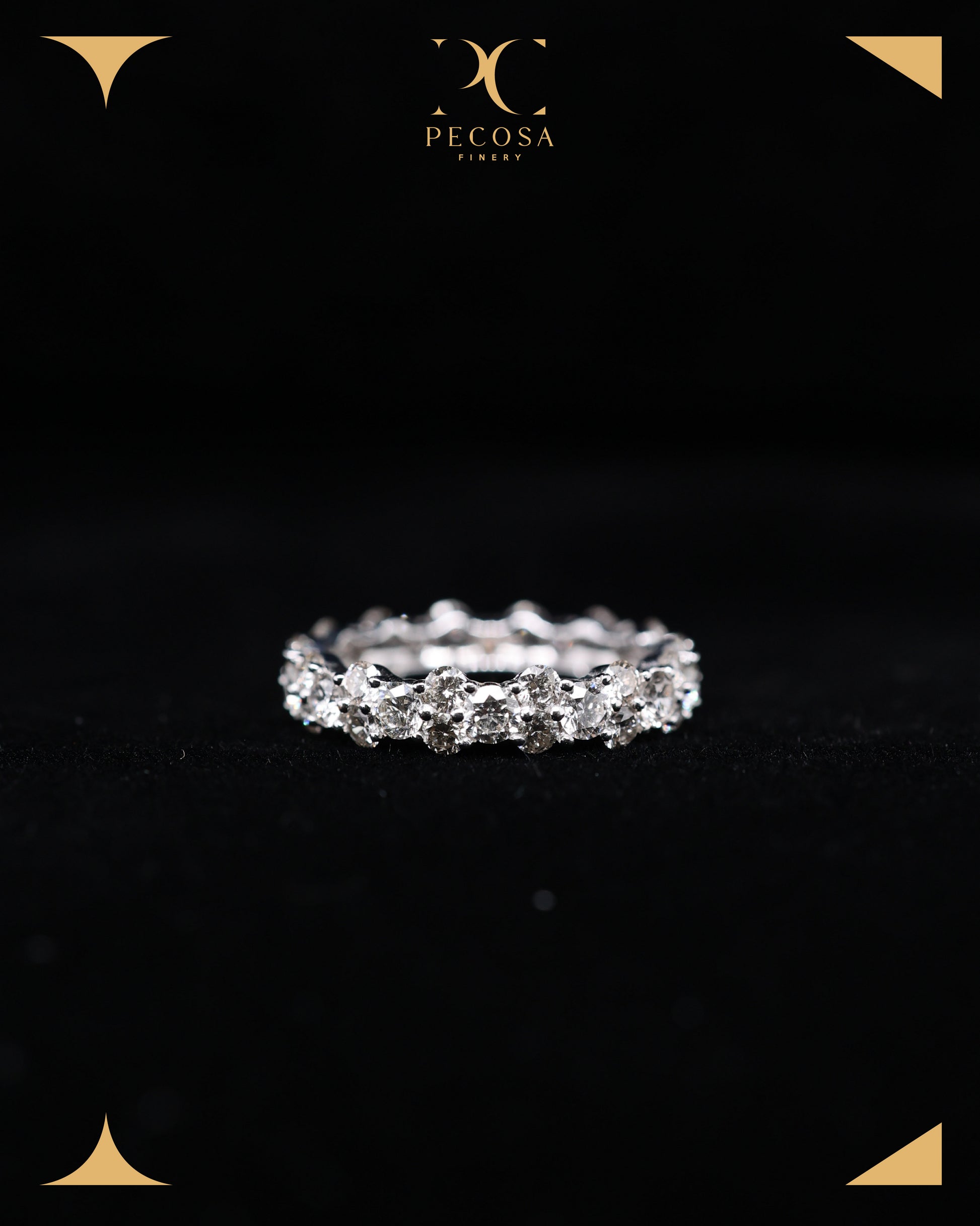 Tiara 18KYW Diamond Ring